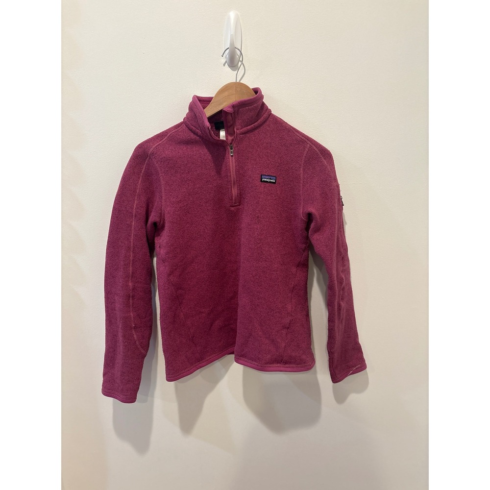 Patagonia Better Sweater Fleece Jacket Magenta Women's Size S Quarter Zip